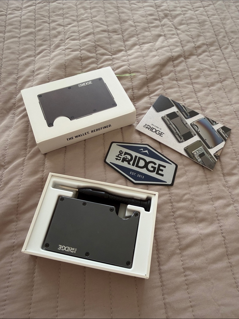 Dark Grey Ridge Wallet